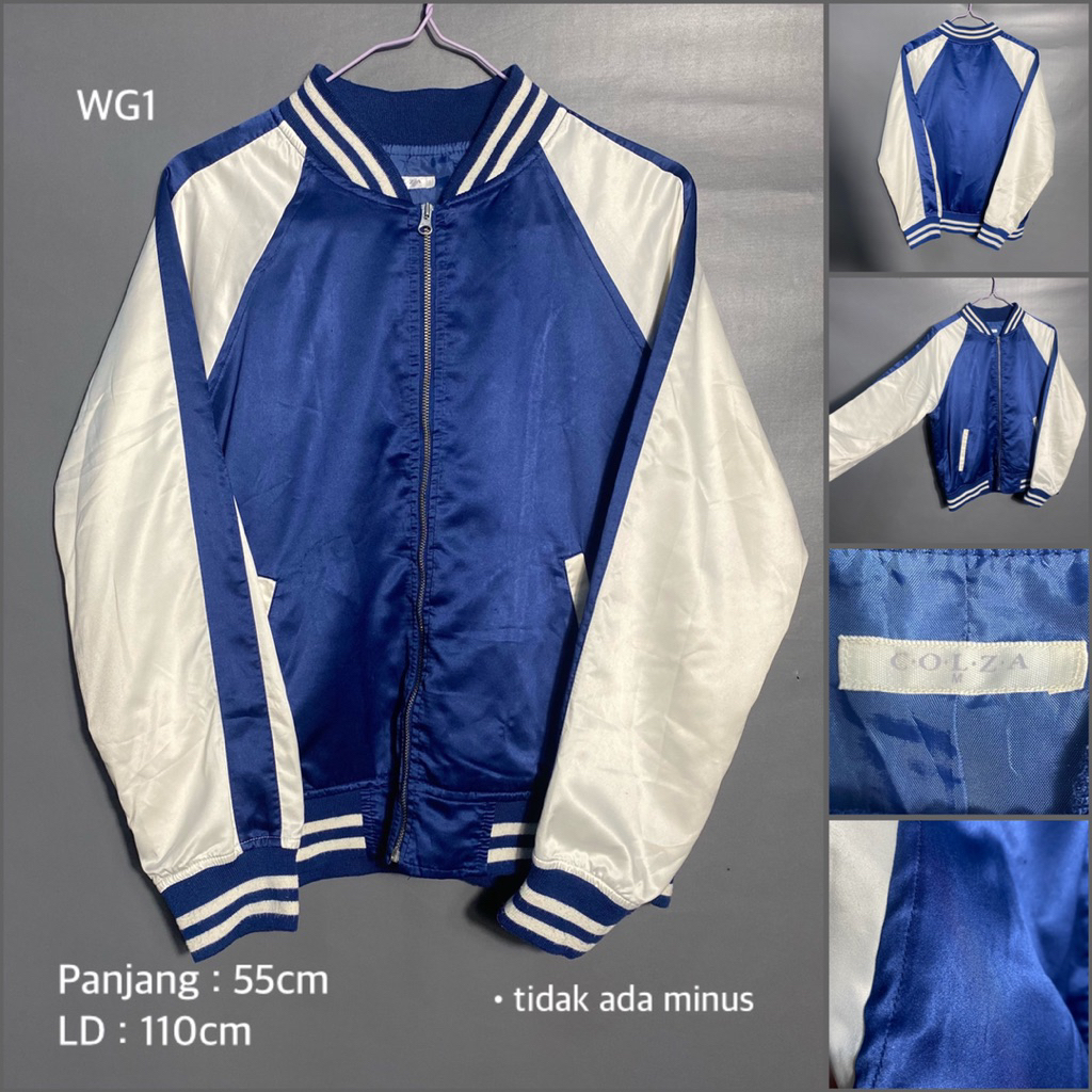 jacket bomber jacket parasut unisex