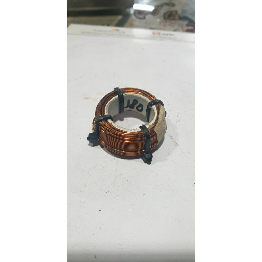 Lilitan Induktor Inductor Koil Coil Crossover pasif passive audio mobil 0.18mH