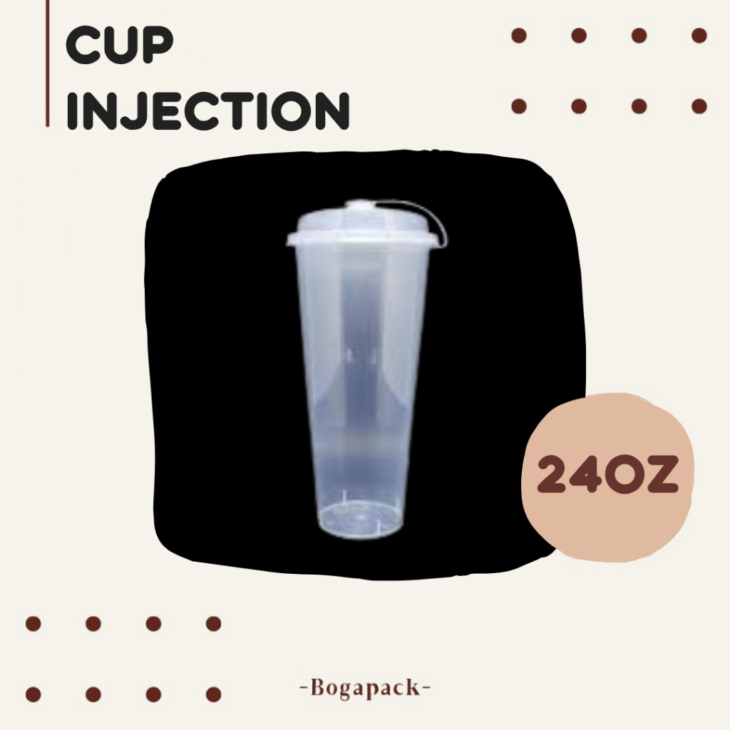 Cup Injection 24oz / cup minuman / cup kekinian / cup gelas / gelas cup / cup gelas kopi