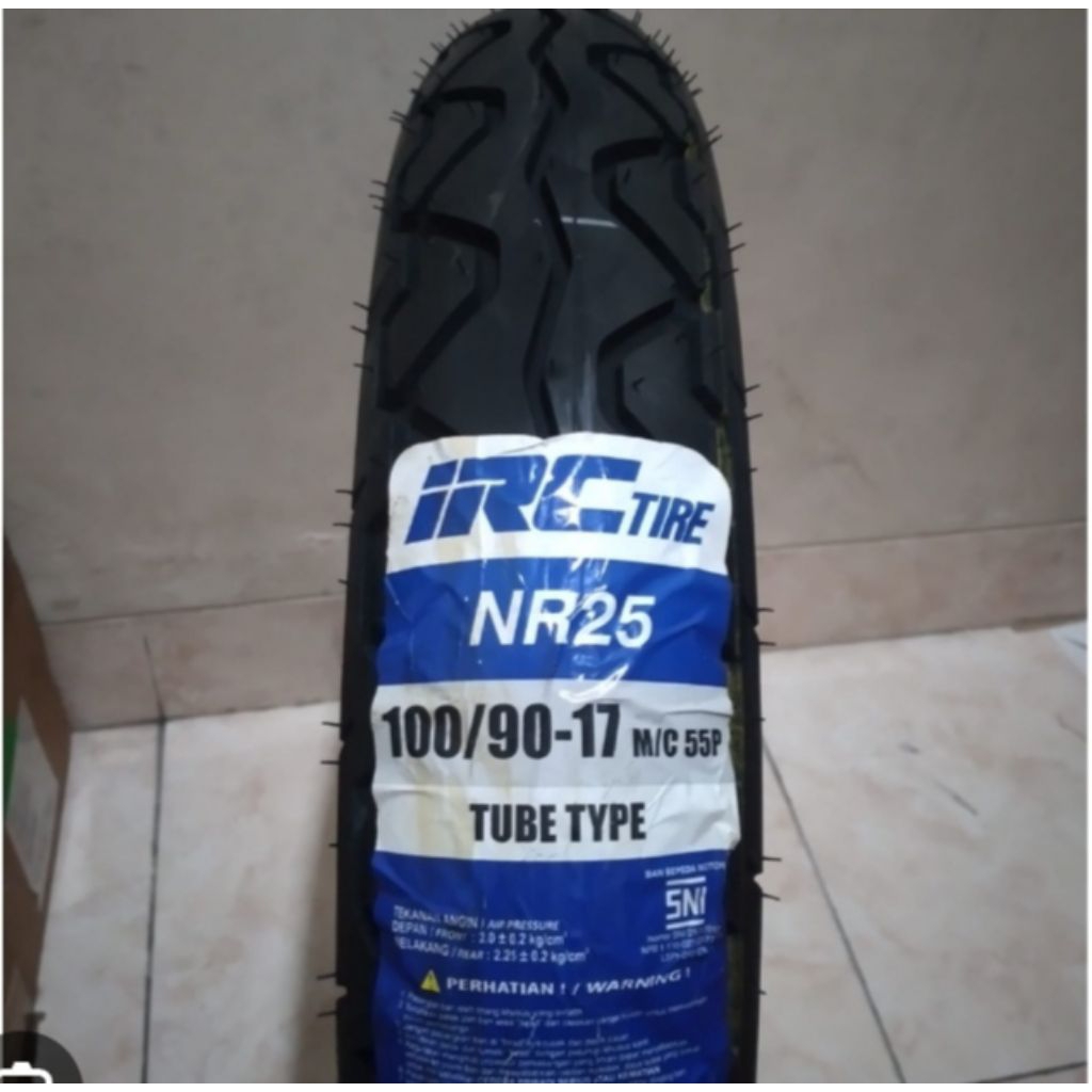 BAN LUAR IRC NR25 100/90-17 TUBE TYPE NON TUBLES