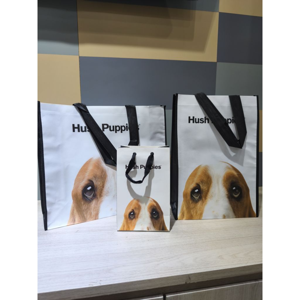 Ready Papper bag Shoping bag box dompet Hush puppies 100% original sore