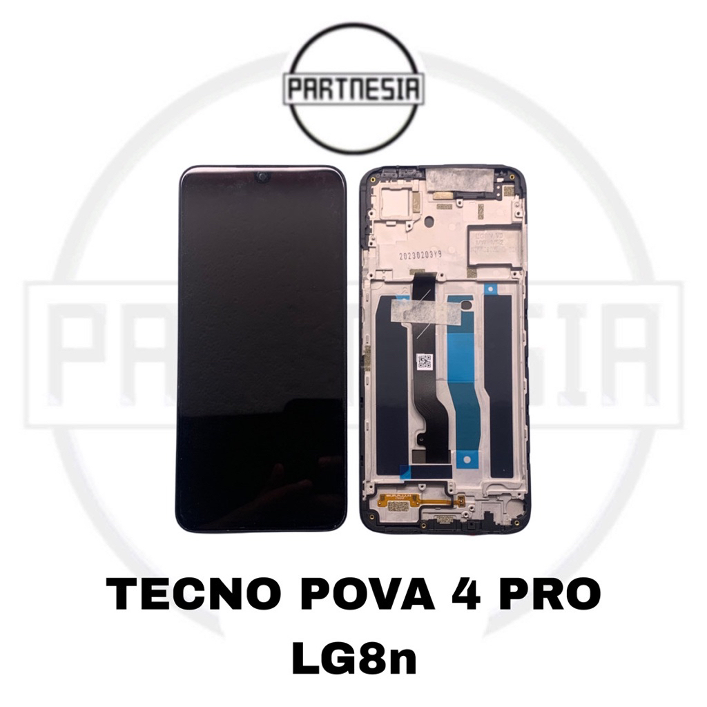 LCD AMOLED + FRAME TECNO POVA 4 PRO LG8n ORIGINAL COPOTAN