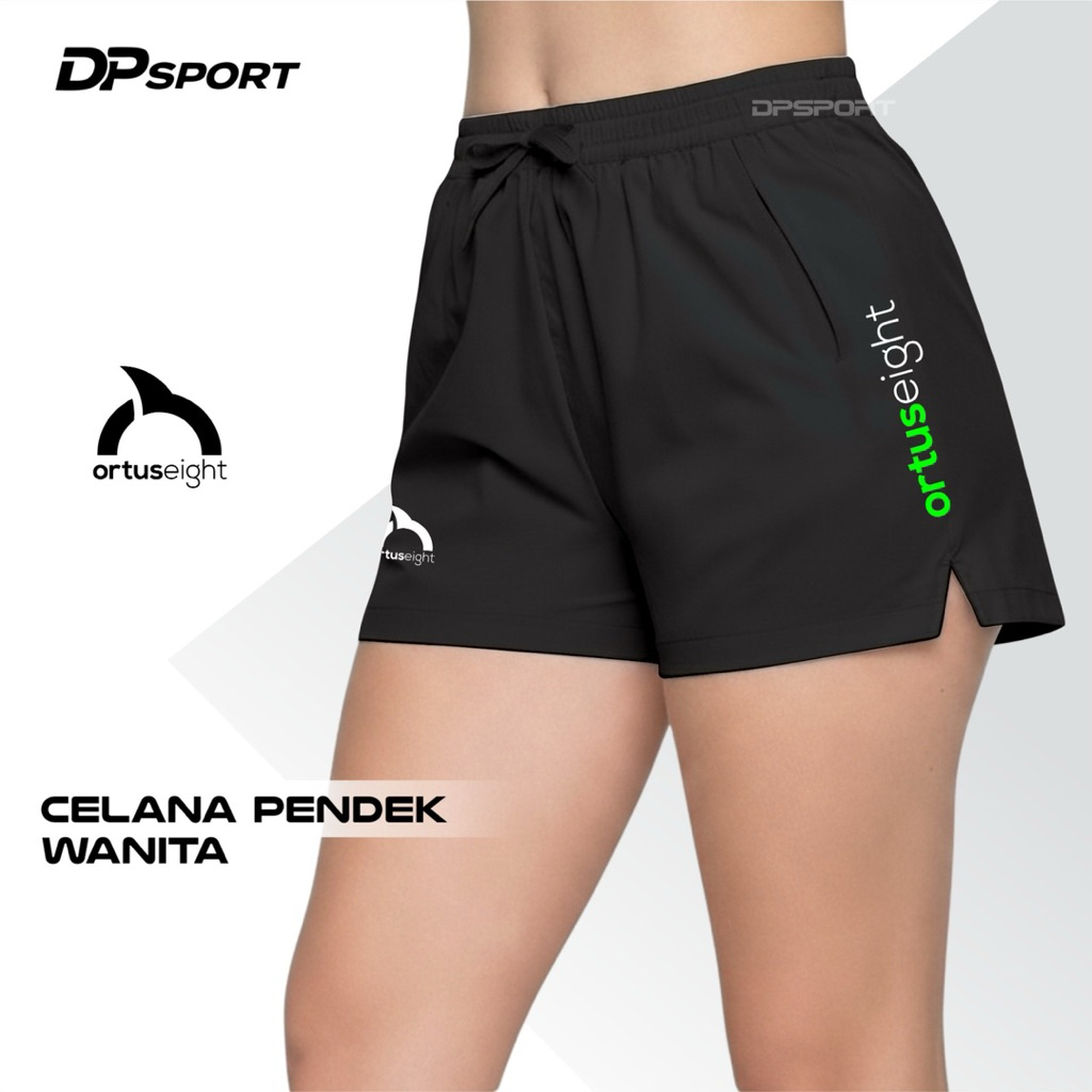 Celana Pendek Voli Cewek Celana Olahraga Perempuan Short Pants Hitam Dan Putih polos sport Celana ba