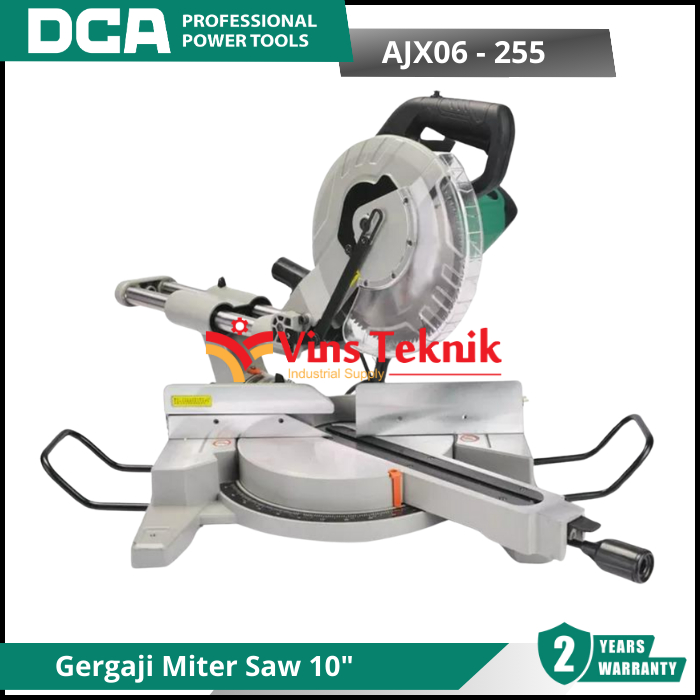 DCA AJX06-255 MESIN MITERSAW SLIDING DCA MITER SAW SLIDING 10inch