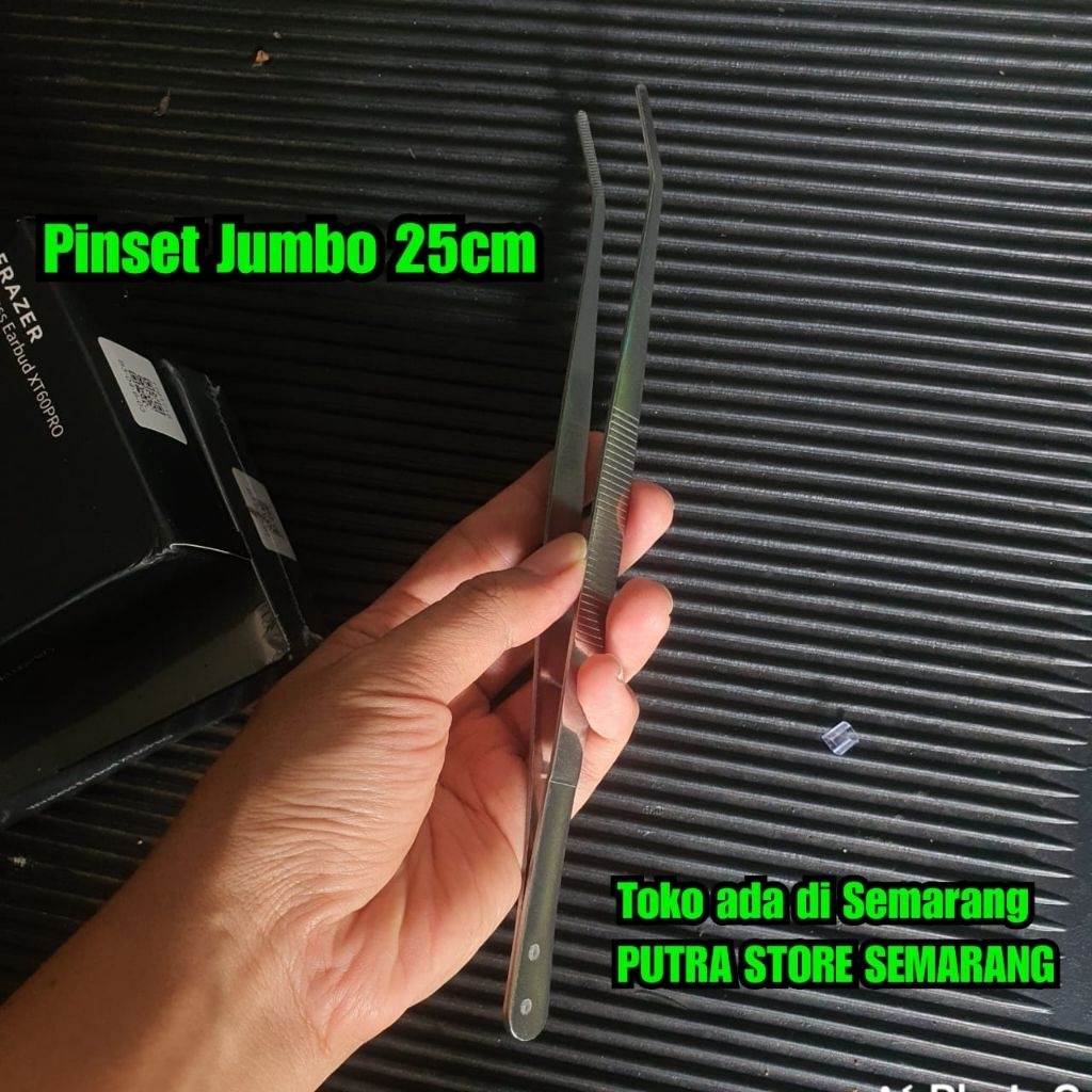 Pinset Jumbo 25cm pinset universal penjepit besar panjang 25cm pinset reptil pinset aquascape pinset