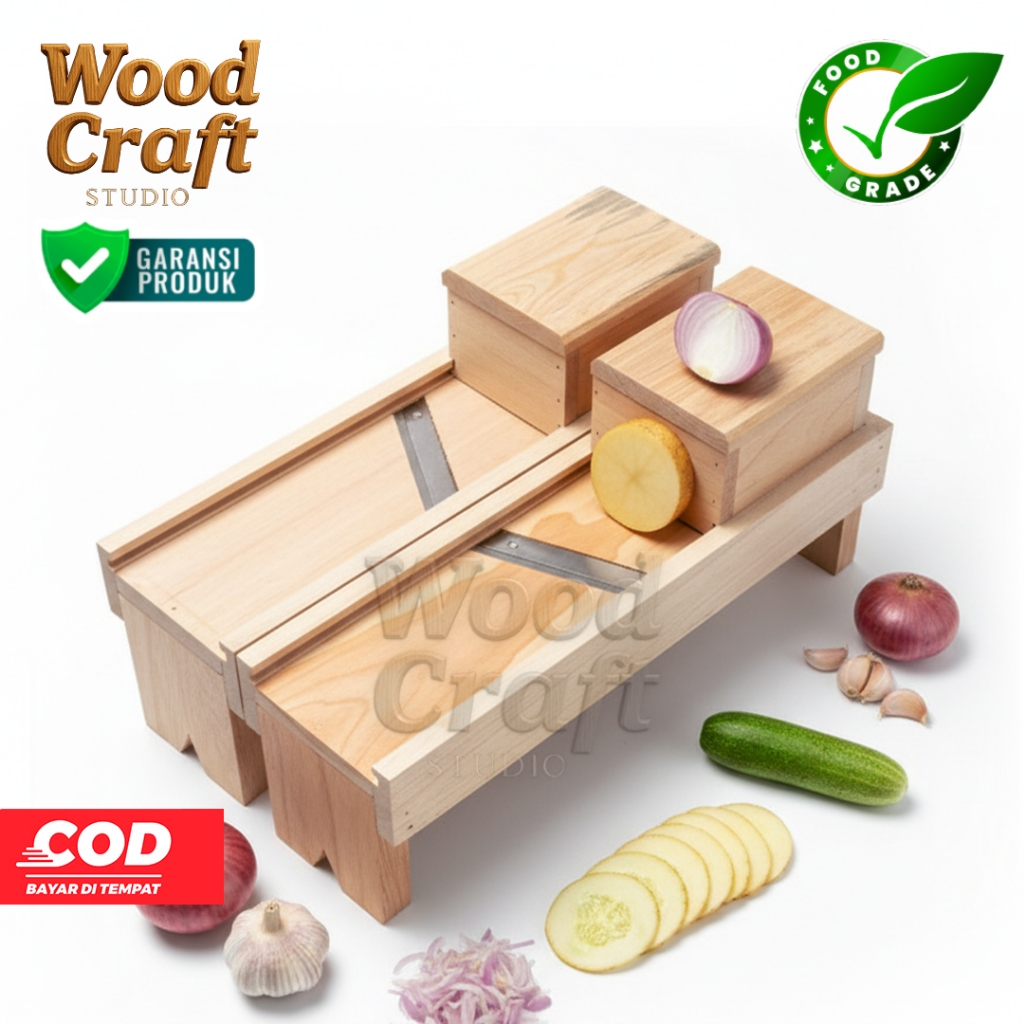 Pasah Bawang merah / Pasah Serbaguna / irisan bawang kayu/ parutan keripik  dari kayu jati belanda