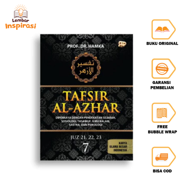 Buku Hamka Tafsir Al Azhar Jilid 7 Al-Azhar - Lembar Inspirasi