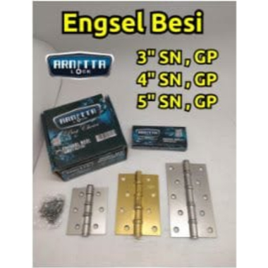 ENGSEL PINTU/JENDELA 3,4,5 INCH ,ARNETTA