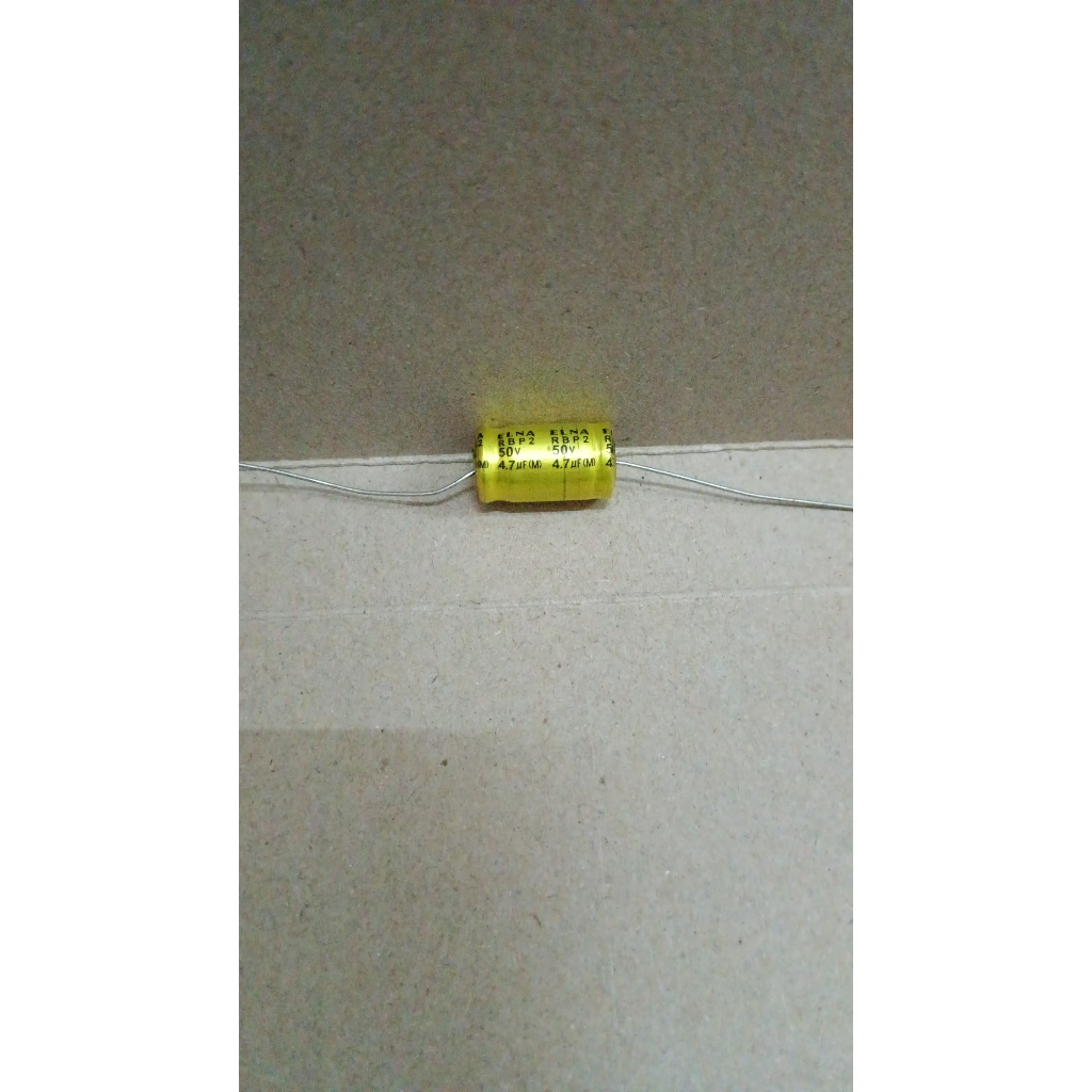 6232 kapasitor elco 4.7uf 4,7uf 4.7 4,7 uf 50v nonpolar np elna jepang