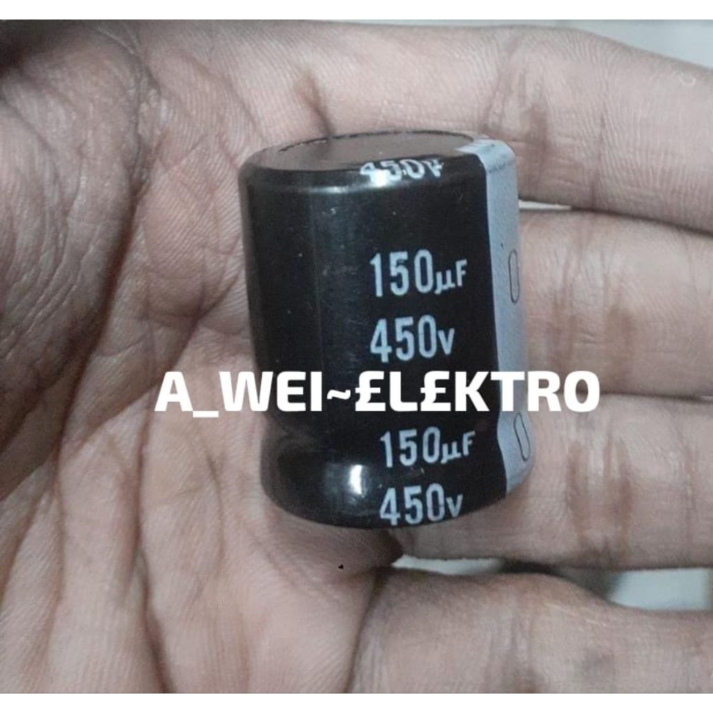 Elco Nichicon 150uf 450v kapasitor 150uf450v 105° Nichicon