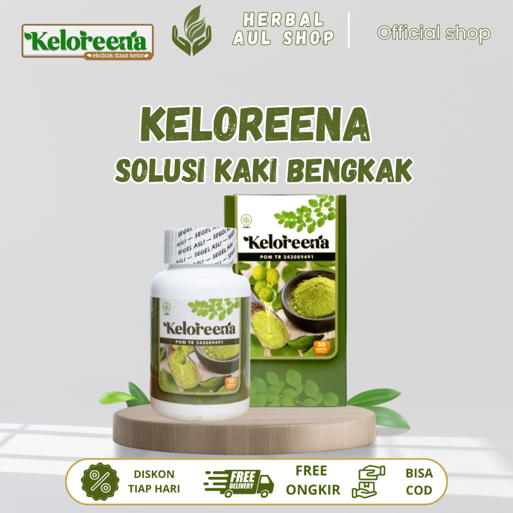 Keloreena Obat Kaki Bengkak Akibat Penumpukan Cairan Edema Kaki Bengkak Asam Urat Diabetes Pengempis