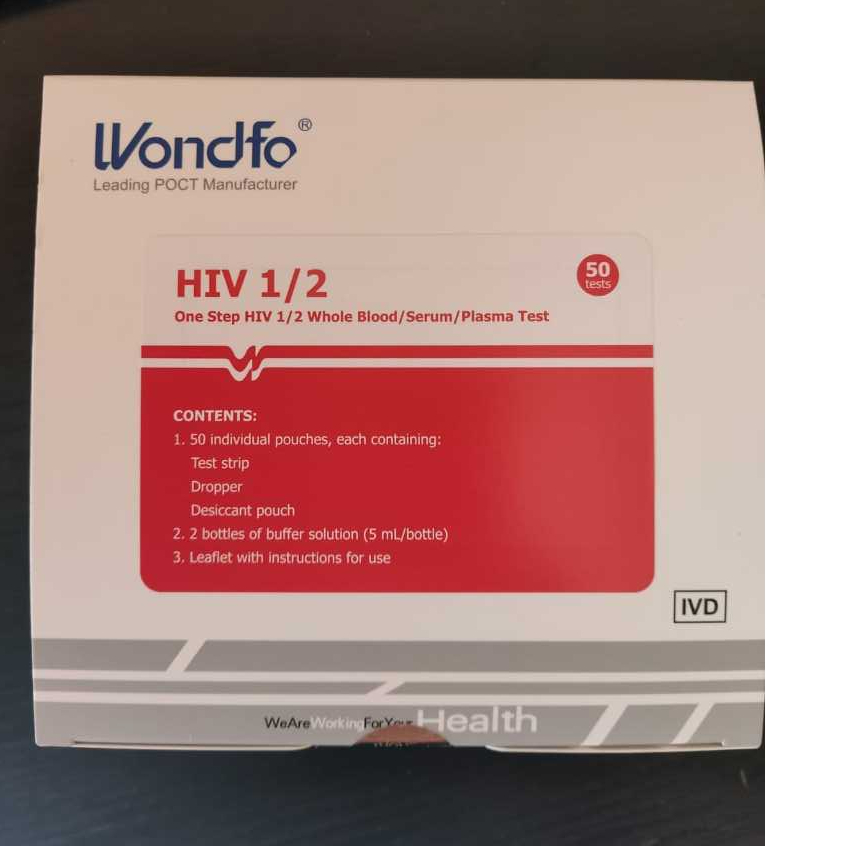 HIV strip Wondfo isi 50 | hiv strip | Alat tes hiv | Wondfo hiv strip