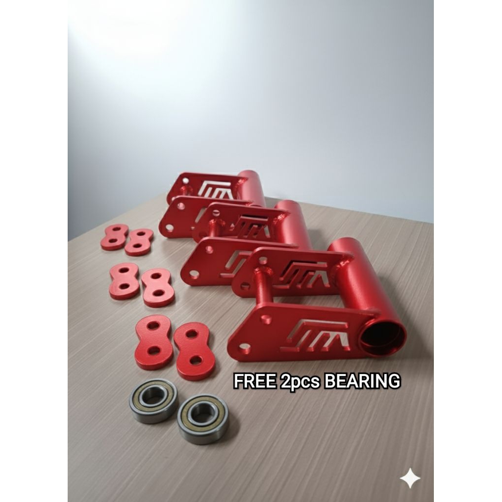 Engine Mounting 4Cm Dan 5Cm Mio Karbu Soul Smile Sporty Long Racing Drag Pemundur Rangka Free Bearin