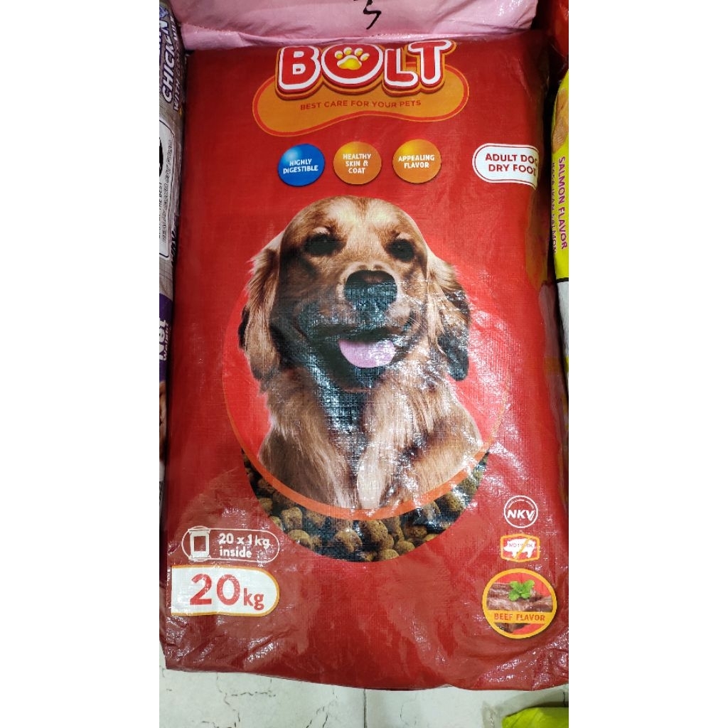 Bolt Dog Beef Bulat 20 Kg