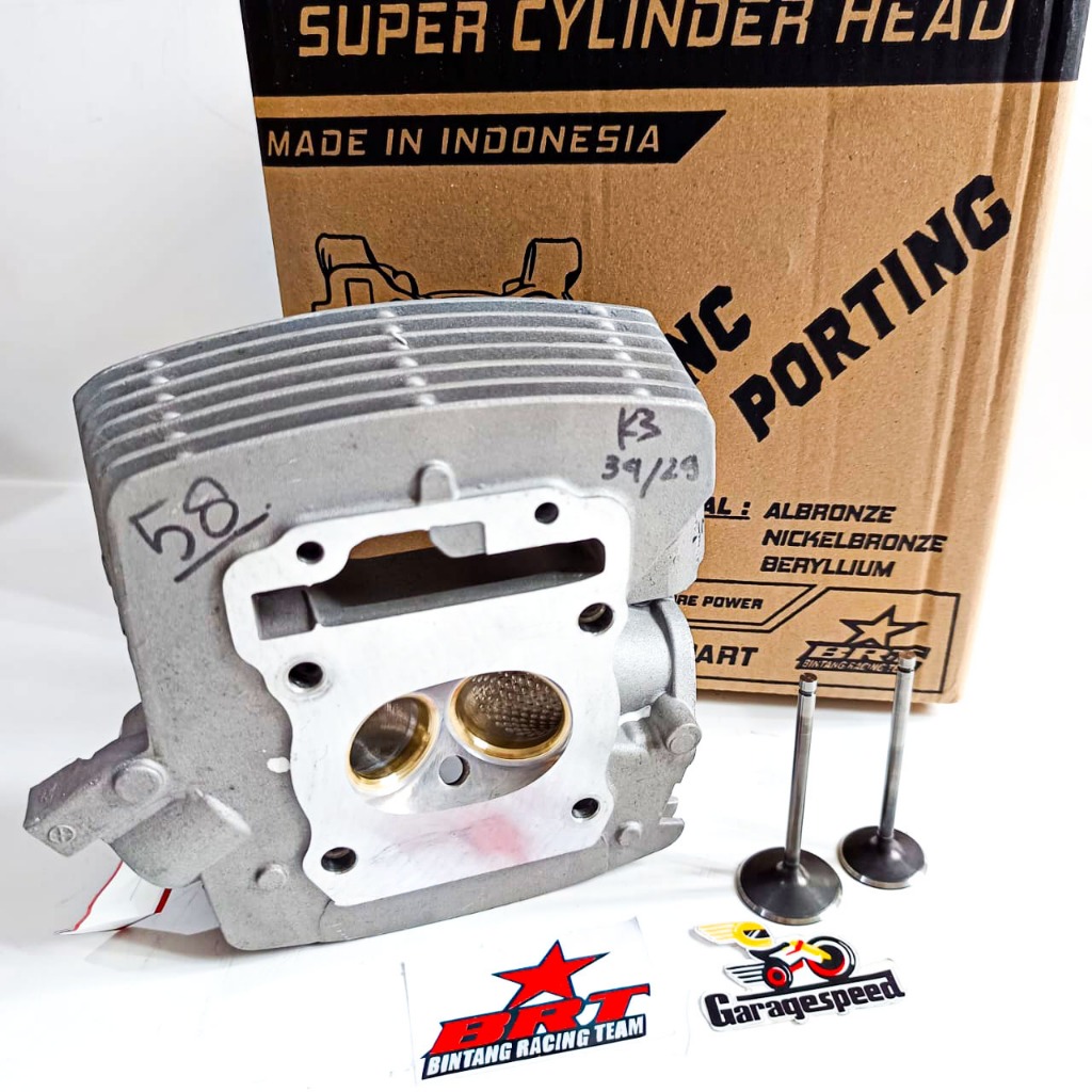 SUPER HEAD BRT ALBRONZE CYLINDER KOP CRF VERZA MEGAPRO NEW 32/27 34/29 36/31 38/33 39/34 CNC PORTING