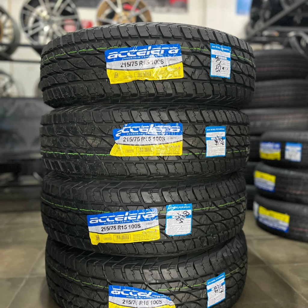 ban semi kasar 215/75 R15 accelera omikron AT ban mobil at