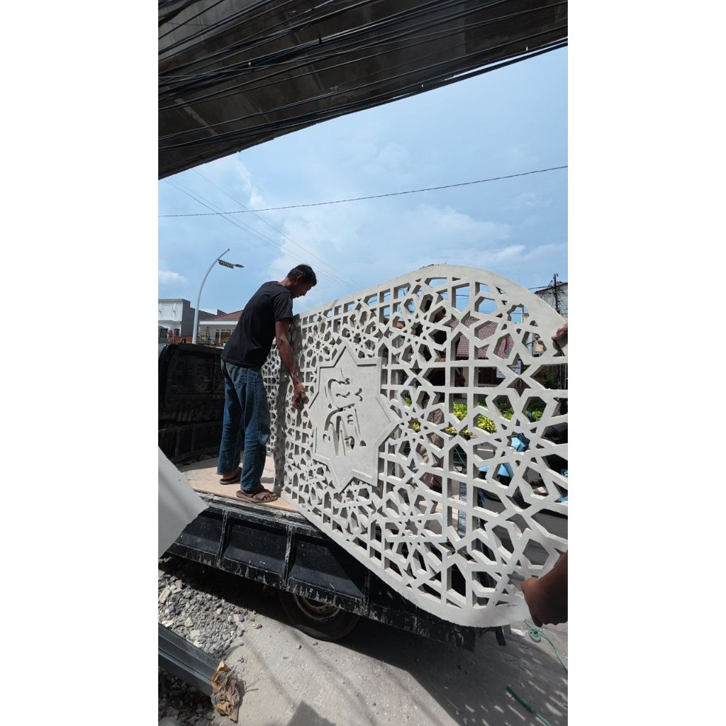 GRC Krawangan motif mewah cocok masjid & rumah