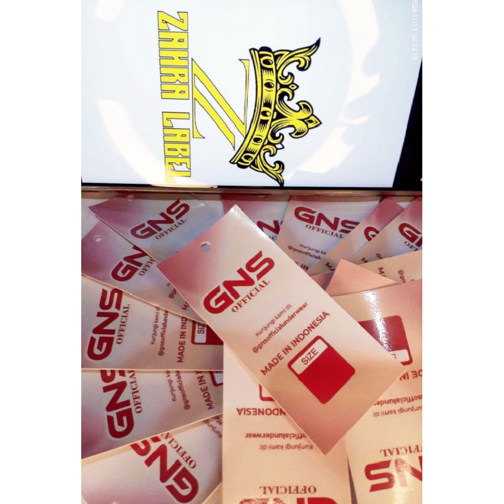 label kertas/label hijab/hangtag kertas/hangtag baju/hangtag pakaian/label pakaian