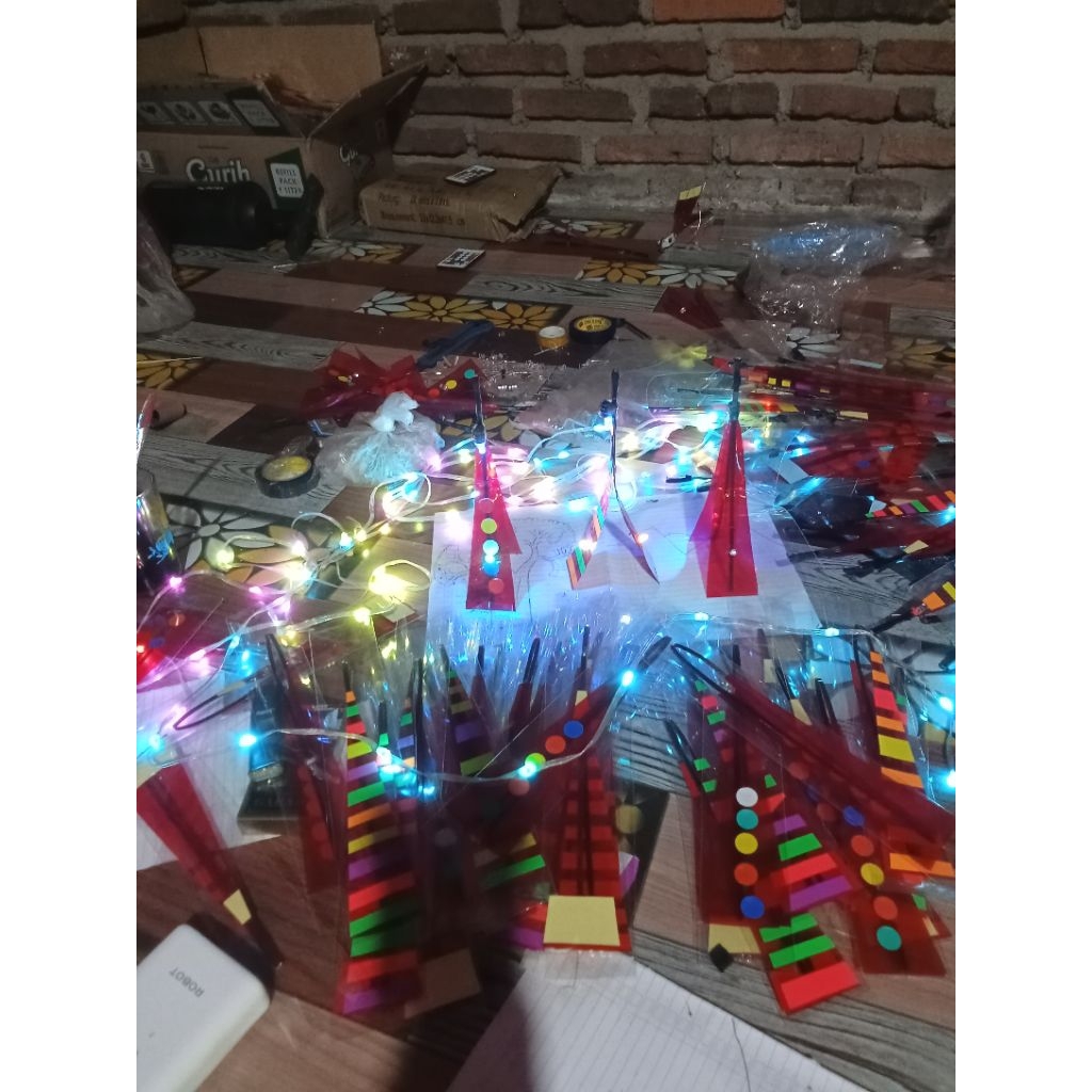 kitiran led / meteor 1 lampu