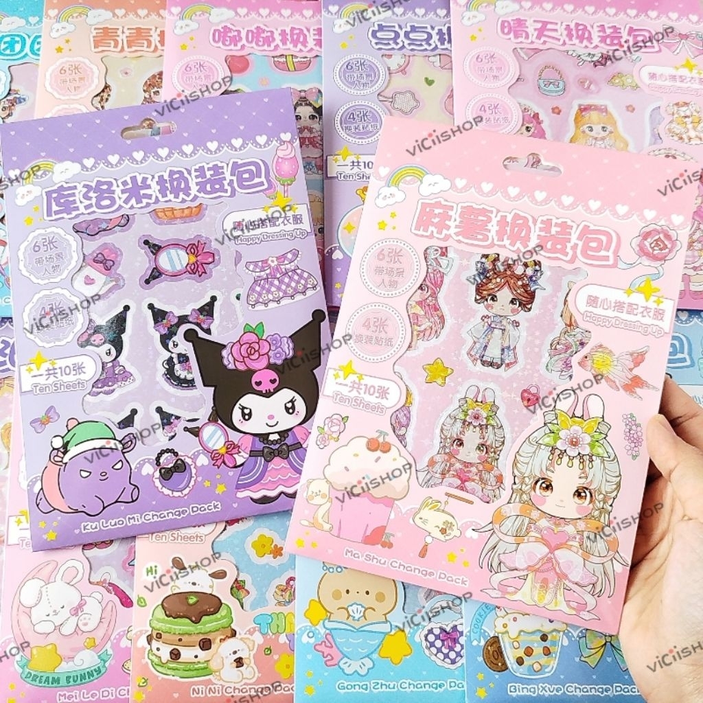 Mainan Tempel Baju Girl | Mainan Stiker Baju Princess | Mainan Mendandani Anak Perempuan