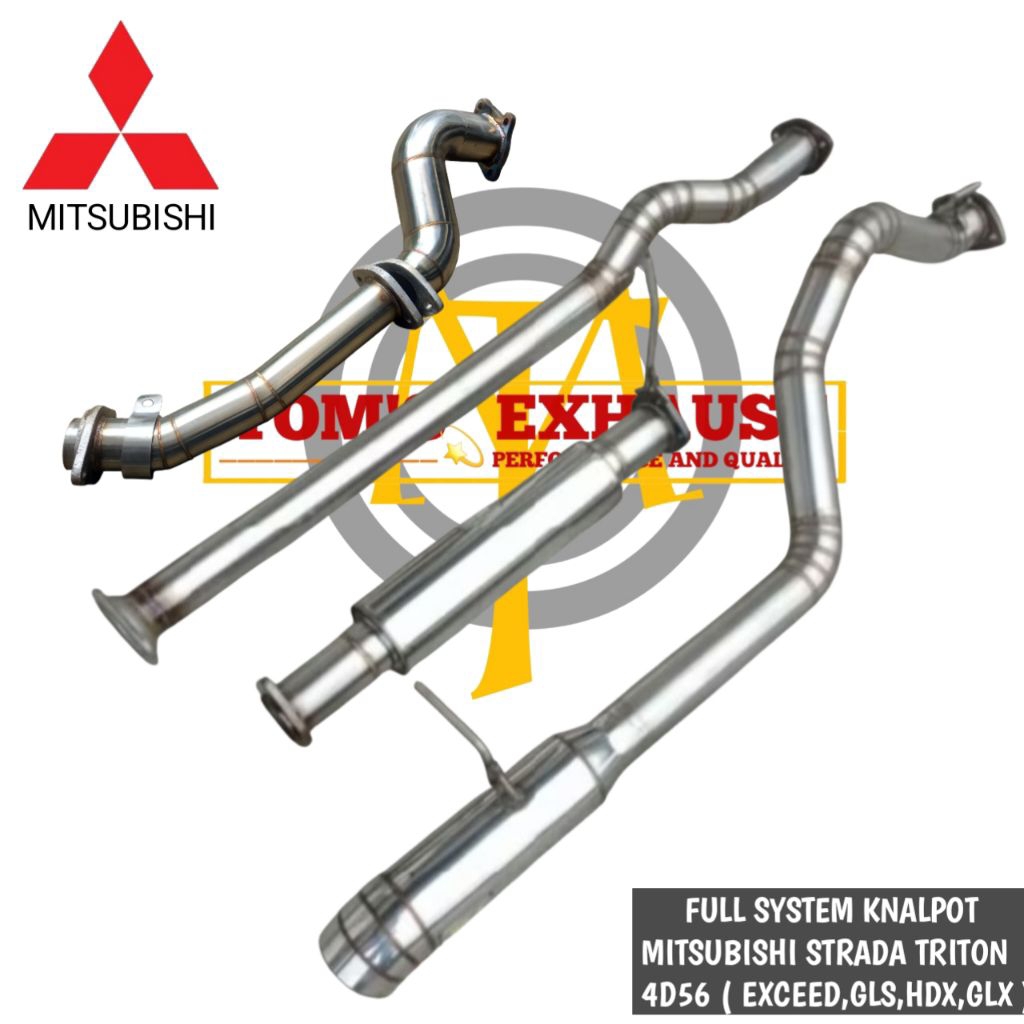 FULLSYSTEM KNALPOT STRADA TRITON 4D56