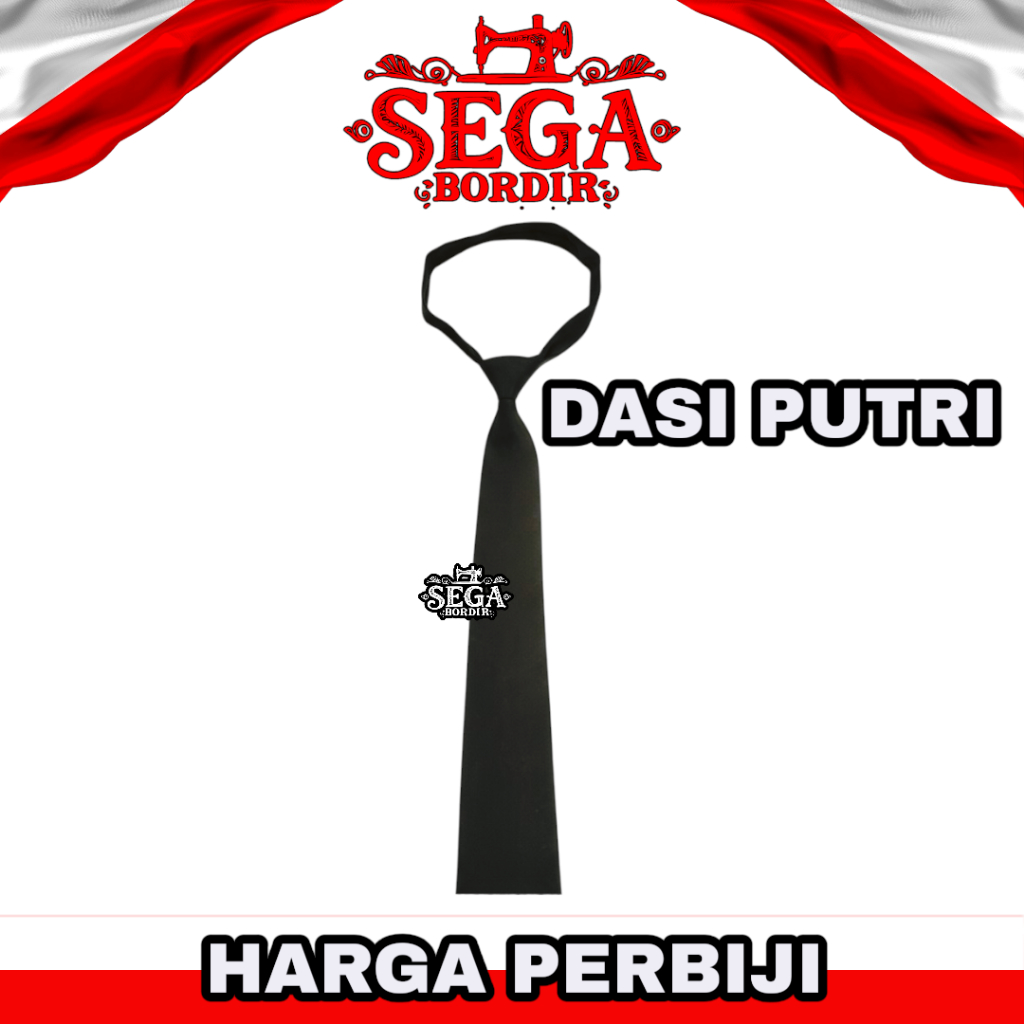 Dasi hitam Tumpul | dasi hitam putri | dasi OSPEK hitam | dasi Hitam panjang