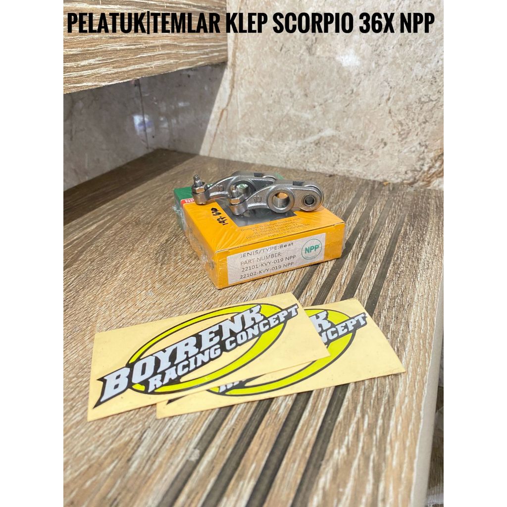 PELATUK KLEP TEMPLAR ROCKER ARM SCORPIO NPP - BOYRENK RACING OLSHOP