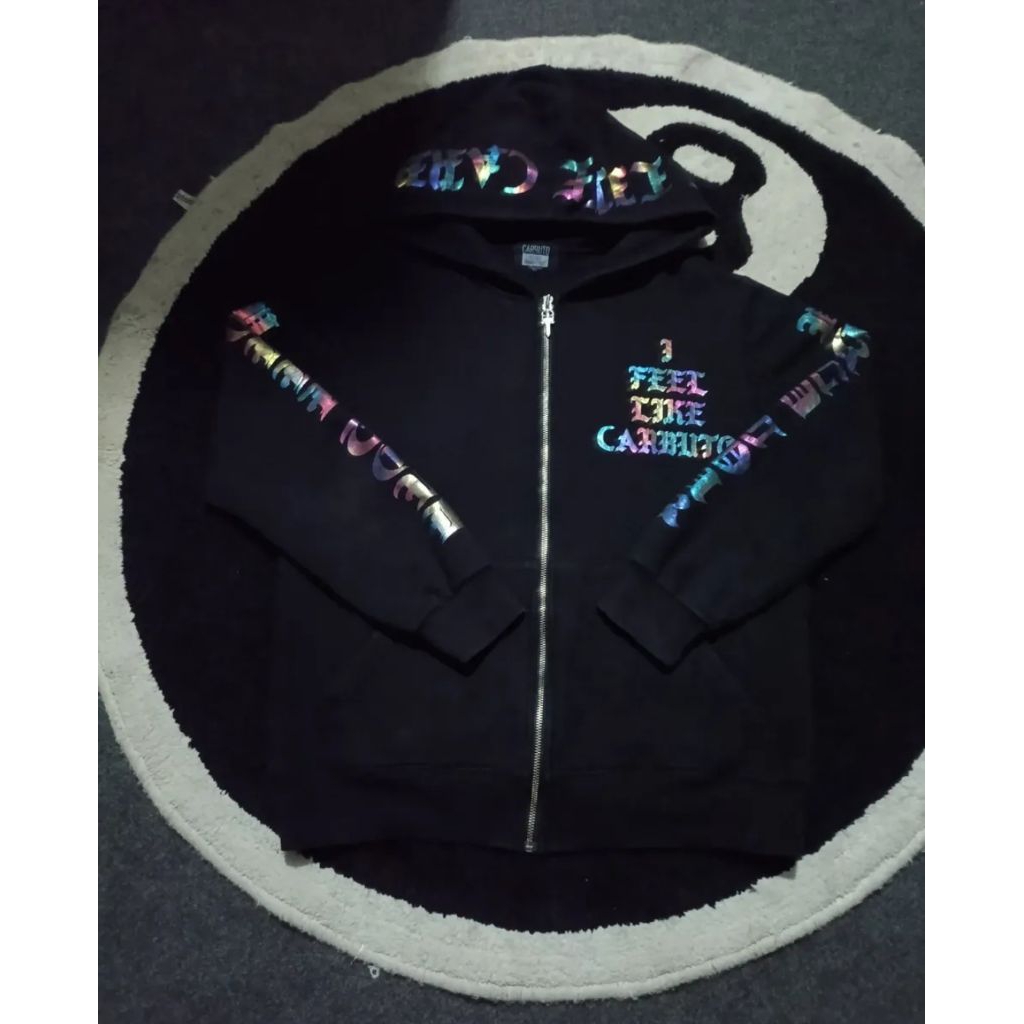 hoodie chrome hearts x carbuto zipper
