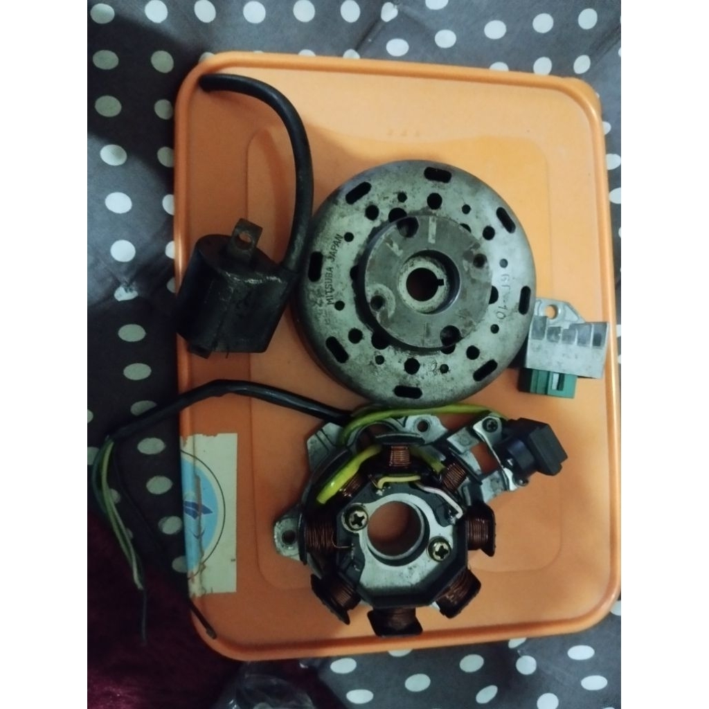 pengapian satria 2tak lumba spul magnet koil kiprok
