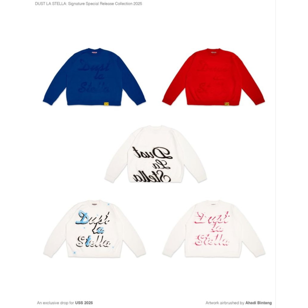 [ORIGINAL 100%]  Dust La Stella Knitwear All Colours Original // Dust La Stella Brush USS EDITION 20