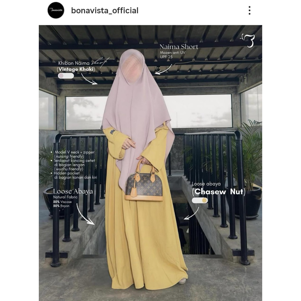 Loose Abaya by Bonavista Official