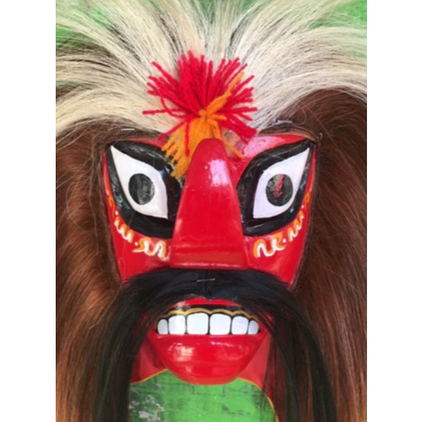 ganongan/topeng bujang ganong/ganongan rambut sintesis