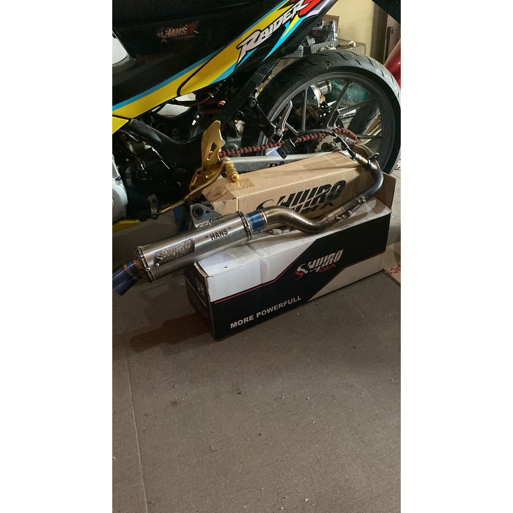 knalpot shijiro titanium inlet 45