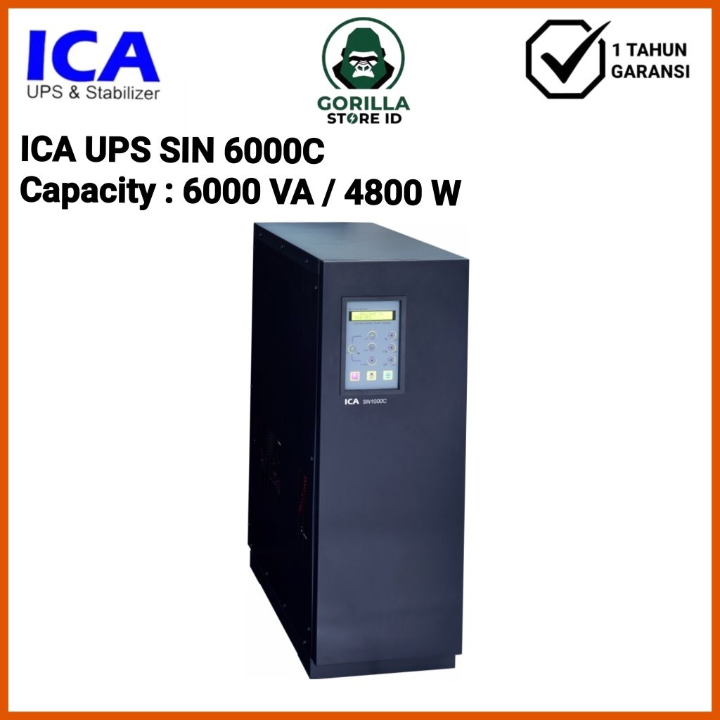 UPS ICA SIN6000C Capacity 6000VA 4800W