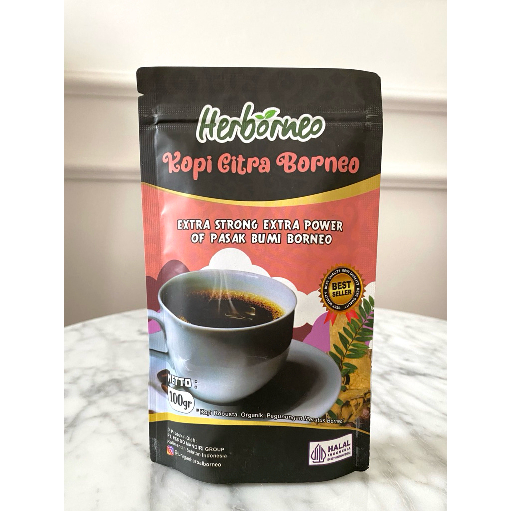 Minuman Kopi Citra Borneo Pasak Bumi HERBO 100gr