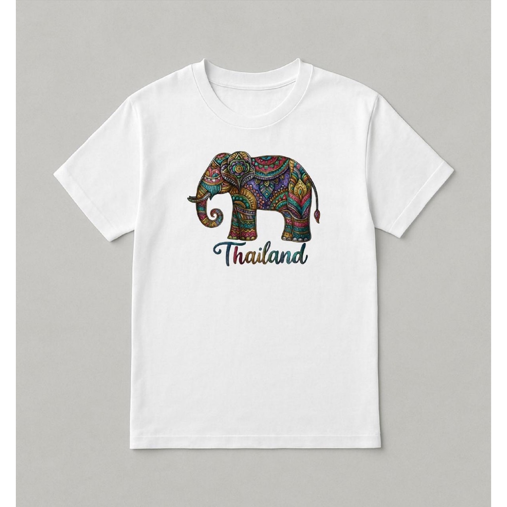 Kaos Thailand Oleh Oleh khas Thailand Katun Unisex Size S-3XL