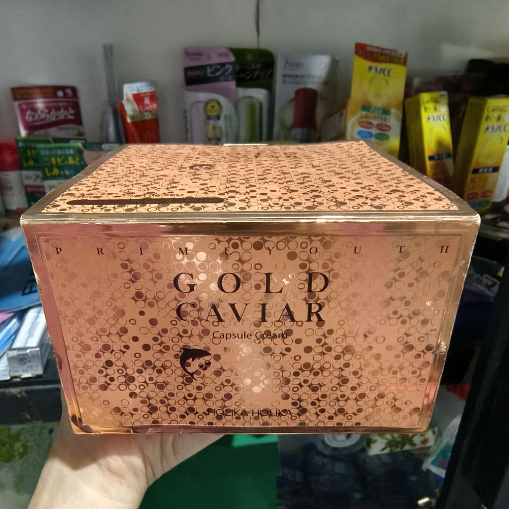 [ready stock] Holika Holika Prime Youth Gold Caviar Capsule | Essence Emas Premium Original Korea