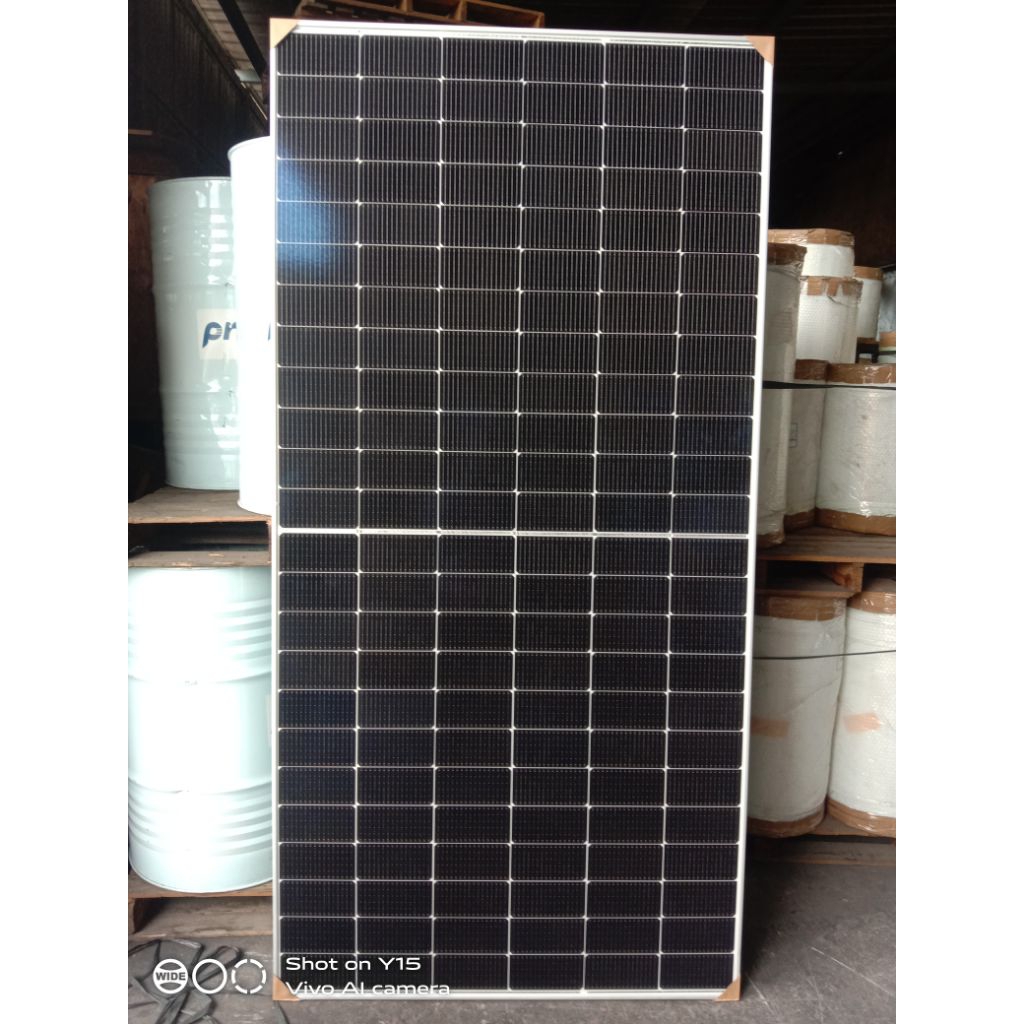 Solar Panel Maysun 620Wp Bifacial Double Glases Solar Cell Panel Surya