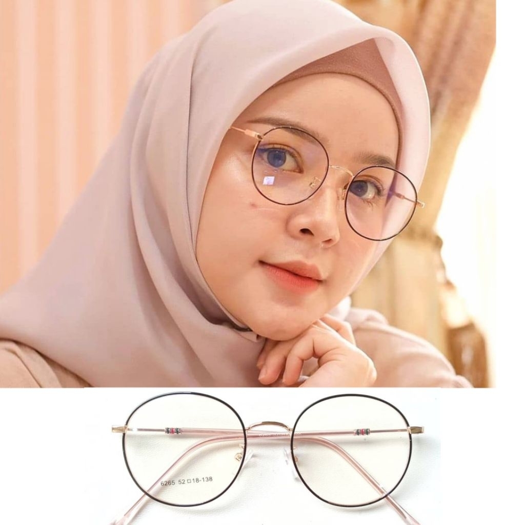 kacamata frame tipe 6265 lensa Photocromic//bluecromic