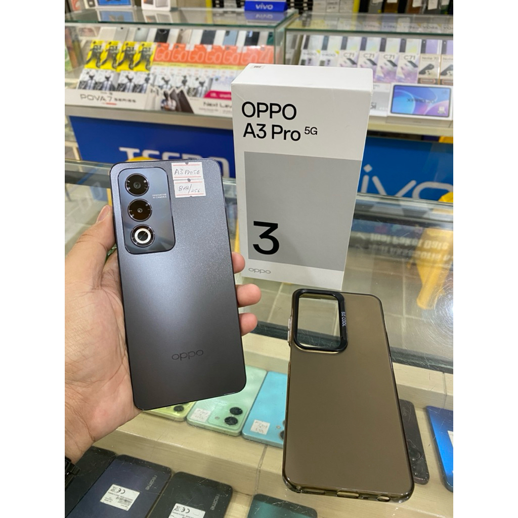 SECOND OPPO A3 PRO 5G 8+8/256 100% GARANSI RESMI OPPO INDONESIA