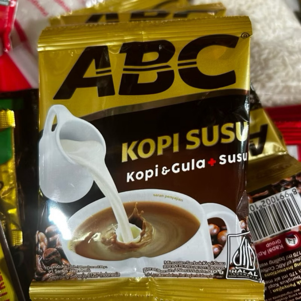 Kopi Susu ABC 1 dus isi 12 Renceng