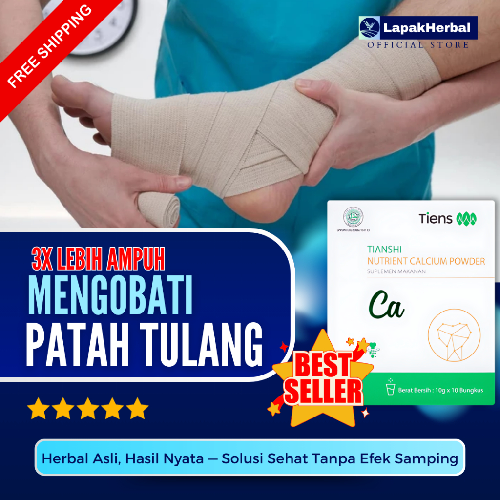 Herbal China Multivitamin Eceran Original Kalsium Mengobati Patah Tulang
