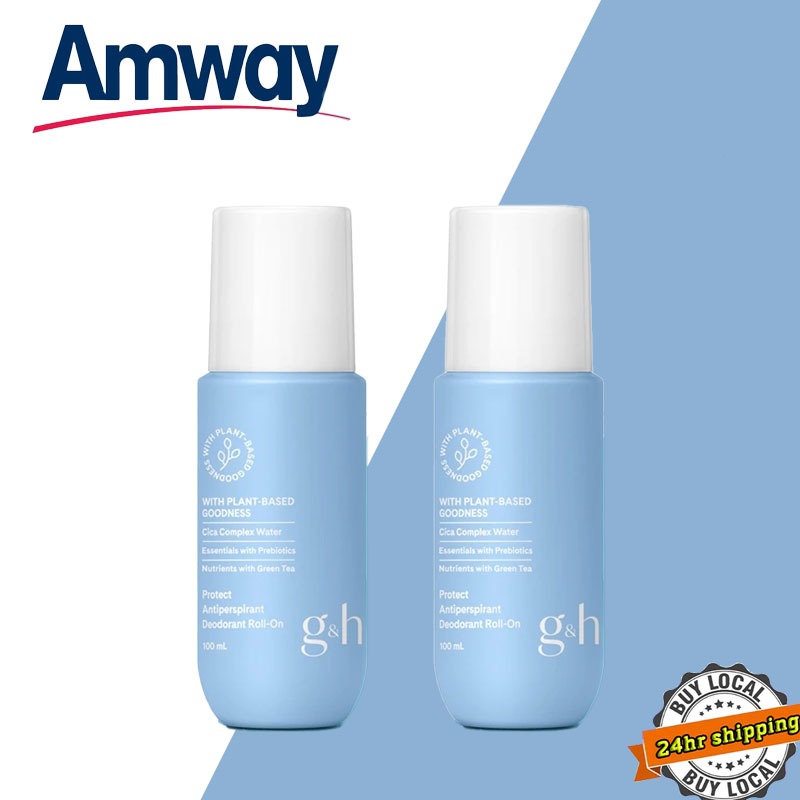 [READY STOCK] Amway Deodorant G&H Protect Antiperspirant Deodorant Roll-On 100ml Bebas Alkohol Amway