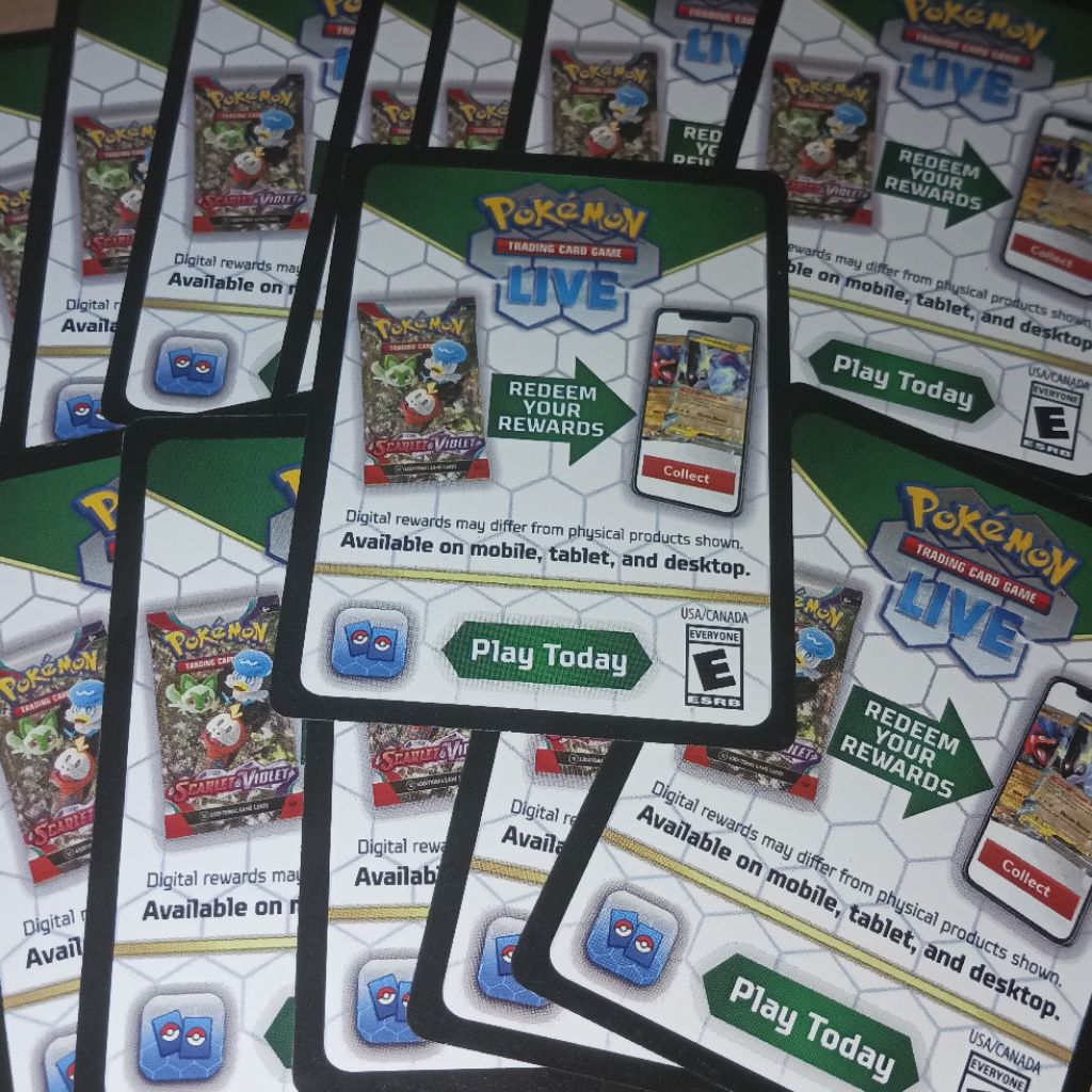 Code Card Angket Pokemon TCG English