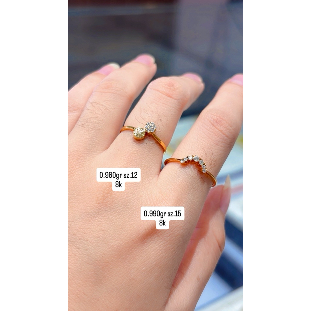 cincin emas kadar 375%