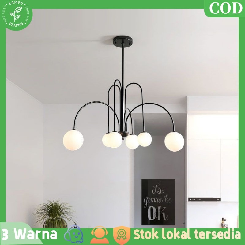 one_leaf lampu gantung minimalis aesthetic lampu hias plafon lampu hias plafon untuk ruang makan min