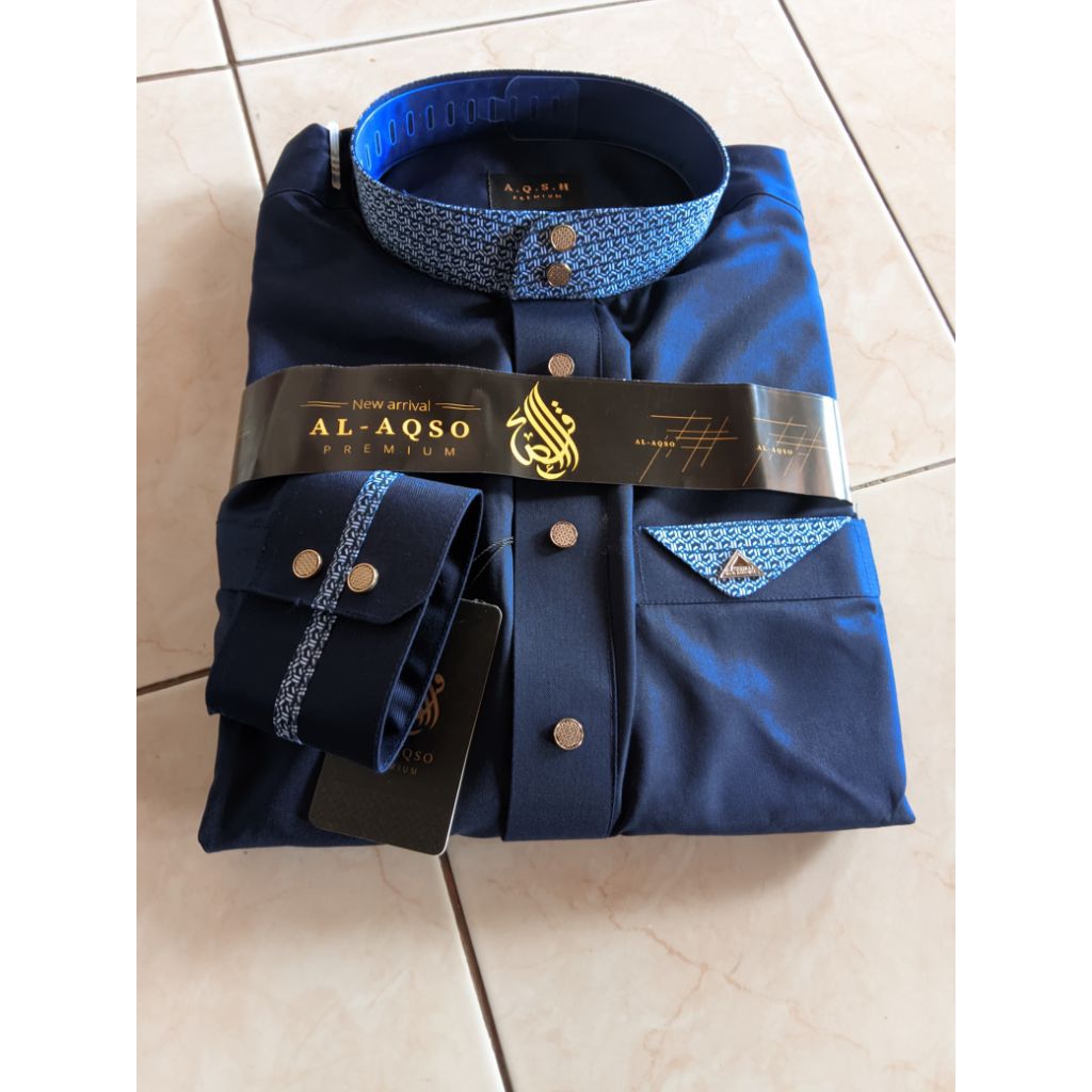 jubah al aqso katun premium manset