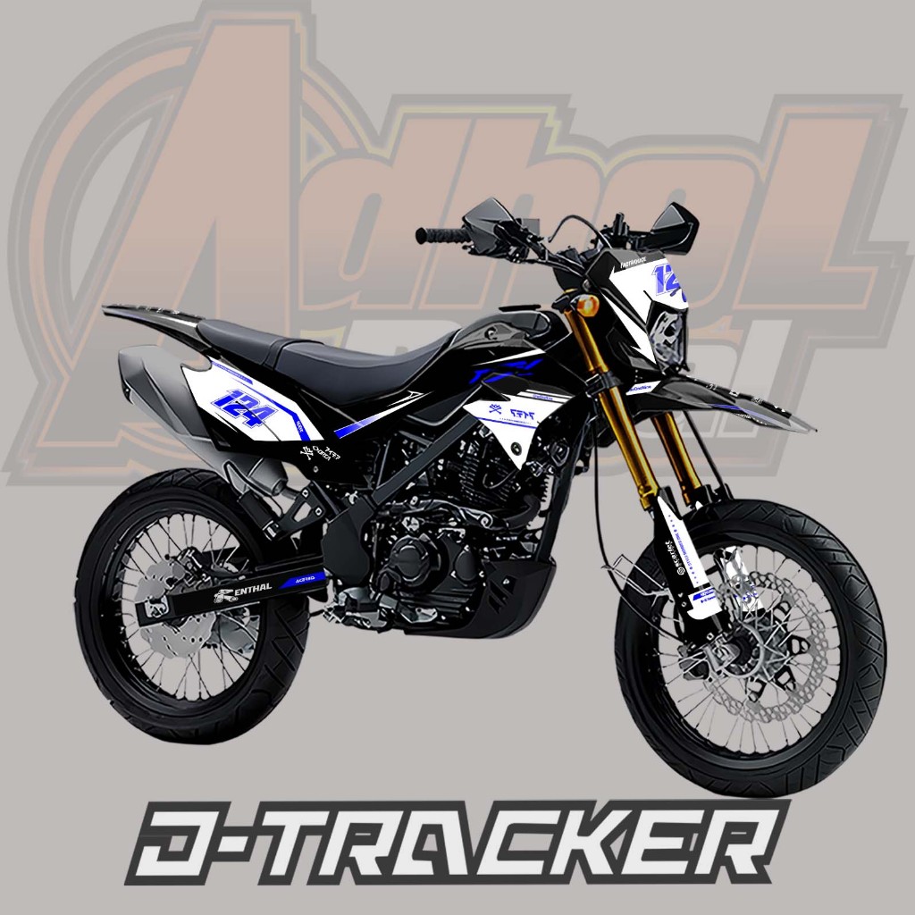 STIKER DECAL MOTOR KAWASAKI DTRACKER BF KODE 109