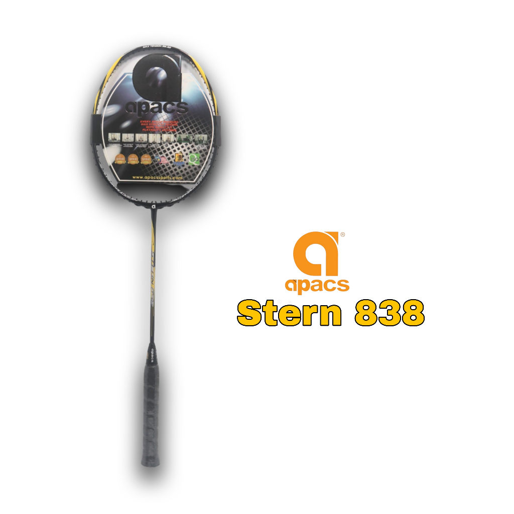 Raket Original Apacs Stern 838 Bonus Senar