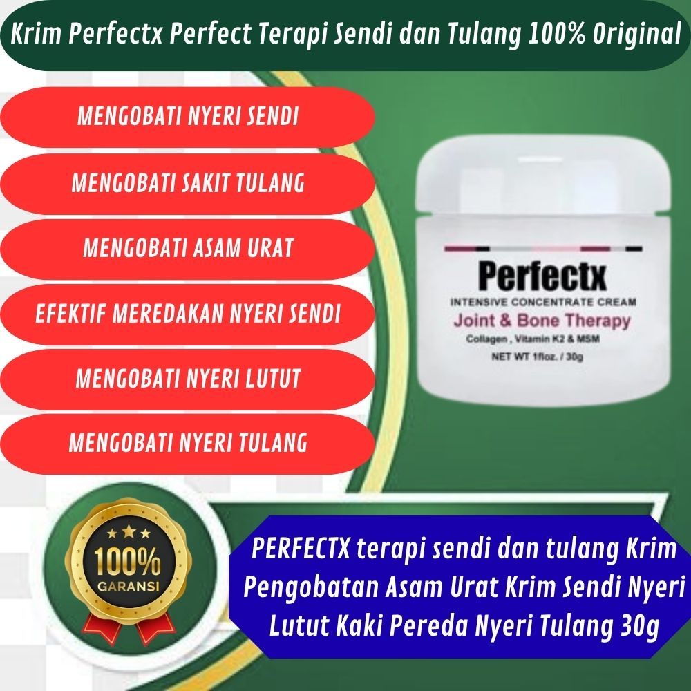 Perfectx Joint Bone Therapy Perfectx Intensive Concentrate Cream Krim Pengobatan Asam Urat Perfectx 